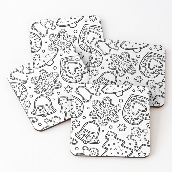 Item preview, Hand drawn Gingerbreads - Christmas pattern designed and sold by PP-Patterns.