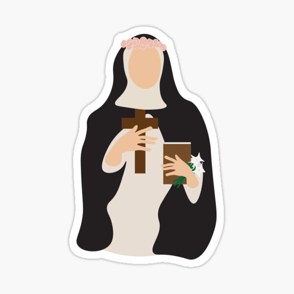 Be Saints - Catholic Vinyl Sticker – Saint Clare and Francis