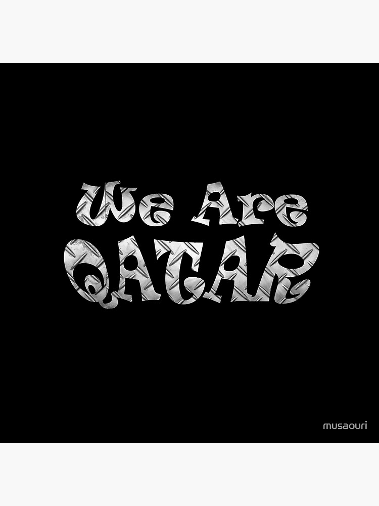 We Are Qatar World Cup Qatar 2022 Poster For Sale By Musaouri Redbubble 8795