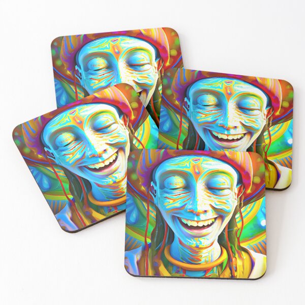 Item preview, Techno-Shaman (9) - Trippy Psychedelic Art designed and sold by TheThirdEye.