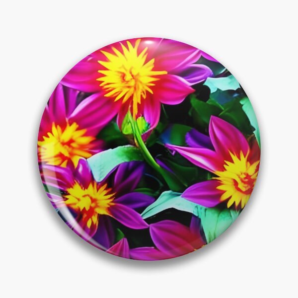Item preview, Colorful Dahlia Flowers designed and sold by The Love Quill.