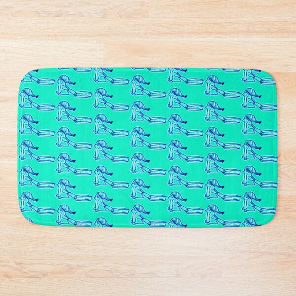 Item preview, Sledding penguin in teal designed and sold by Ivy-Bindig.