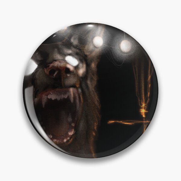 Item preview, Spooky wolf with cross designed and sold by Khaleesisav.