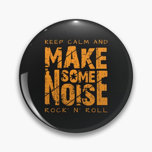 Item preview, Keep Calm And Make Some Noise Rock N' Roll designed and sold by aiartoday.
