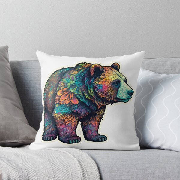 Item preview, Psychedelic colorful bear  designed and sold by Victorsju.