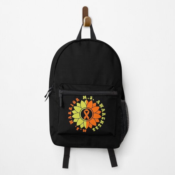 Item preview, Multiple Sclerosis Awareness Sunflower | M.S. Warrior | MS Fight Quote | Orange Ribbon designed and sold by AMINE  ★★★★★.