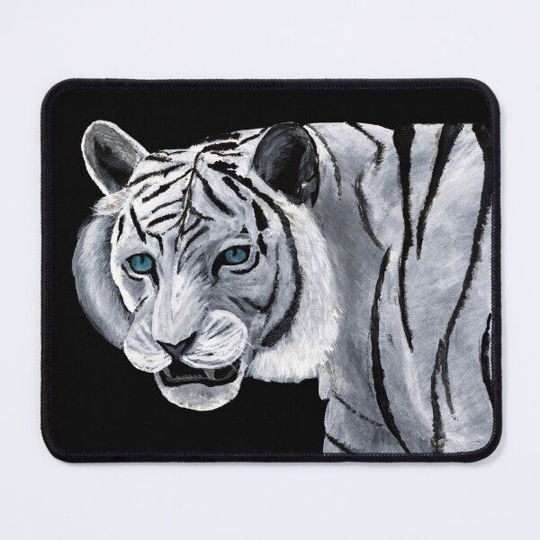 Item preview, White Tiger | Watercolor Art by Sulazen designed and sold by SULAZEN.