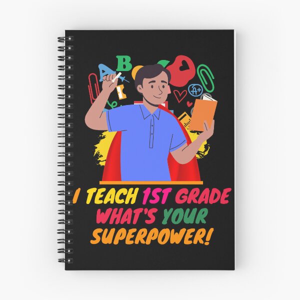 Item preview, Male Superhero 1st Grade Teacher Appreciation designed and sold by superteachers.