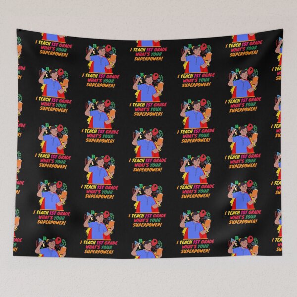 Item preview, Male Superhero 1st Grade Teacher Appreciation designed and sold by superteachers.
