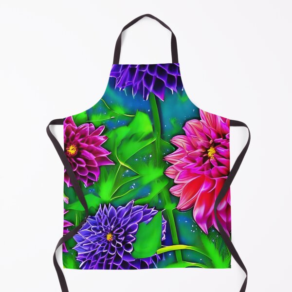 Item preview, Colorful Dahlia Flowers Pattern designed and sold by The Love Quill.