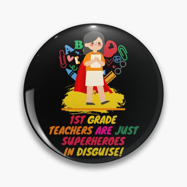 Item preview, Superhero 1st Grade Teacher Appreciation designed and sold by superteachers.