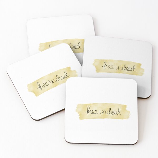 Item preview, FOREVER FREE! (yellow) designed and sold by Madison Daly Art.