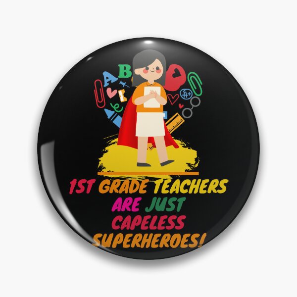 Item preview, Superhero First Grade Teacher Appreciation designed and sold by superteachers.