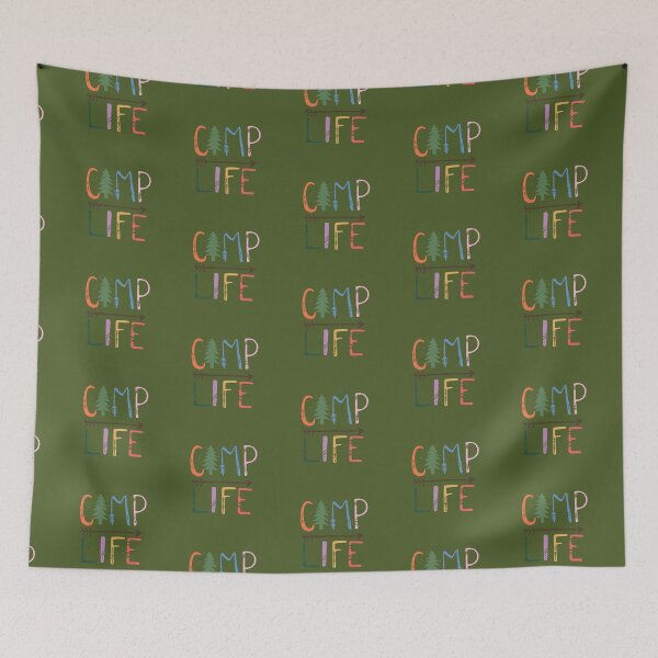 Item preview, Camp Life Camping Text designed and sold by sweetbelle.