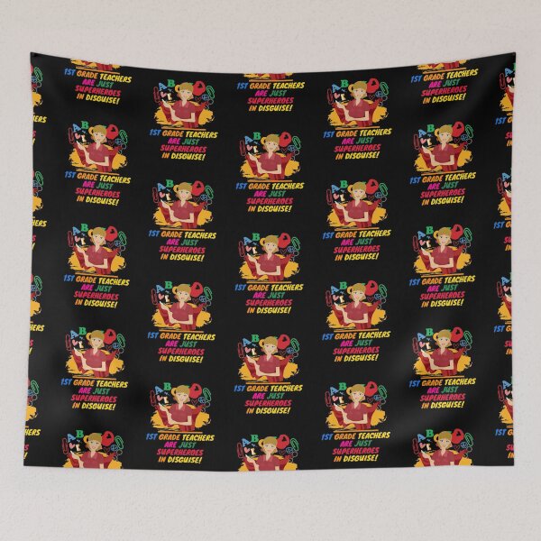 Item preview, Superhero First Grade Teacher Appreciation designed and sold by superteachers.