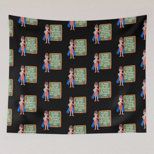 Item preview, Superhero First Grade Teacher Appreciation designed and sold by superteachers.