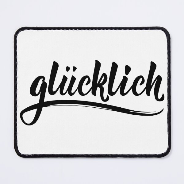 Item preview, Glücklich. German text: Happy. designed and sold by pidzam4e.
