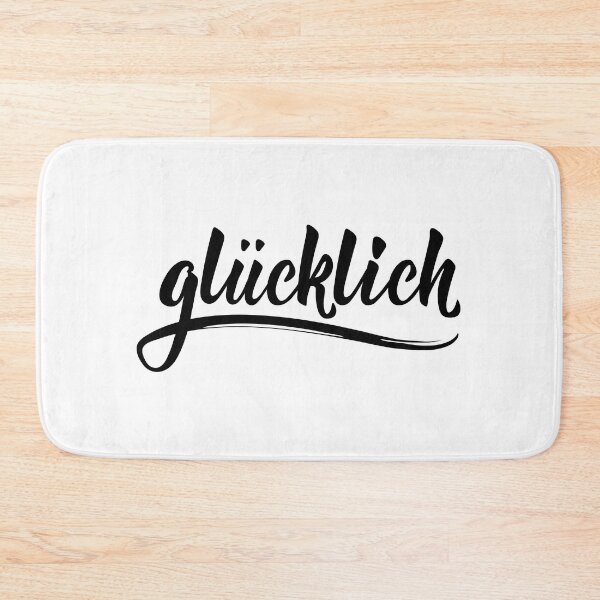 Item preview, Glücklich. German text: Happy. designed and sold by pidzam4e.