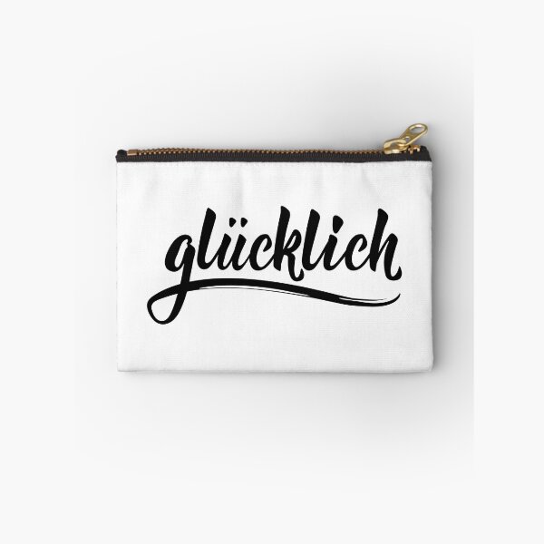 Item preview, Glücklich. German text: Happy. designed and sold by pidzam4e.