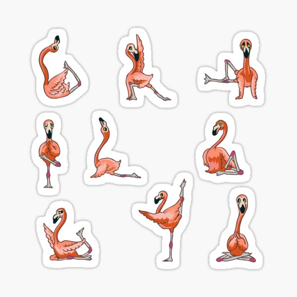 Item preview, Flamingo Yoga designed and sold by Huebucket.