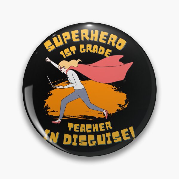 Item preview, Superhero First Grade Teacher Appreciation designed and sold by superteachers.