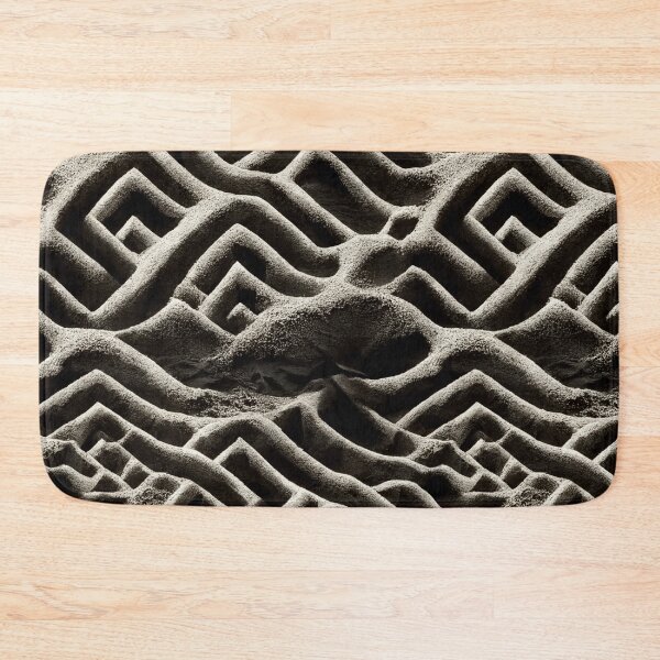 Item preview, Broken sand labyrinth as a rhombus pattern designed and sold by Stepan Melnikov | Midpatterns.