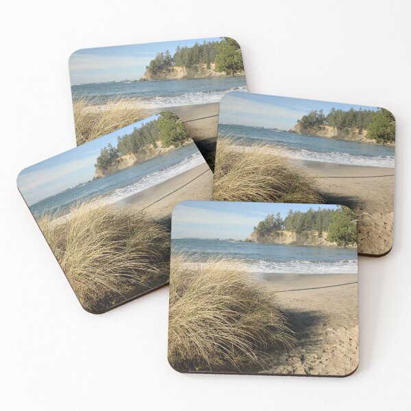 Item preview, Horizontal portrait of Sunset Bay beach. 11/2022 designed and sold by jklune.