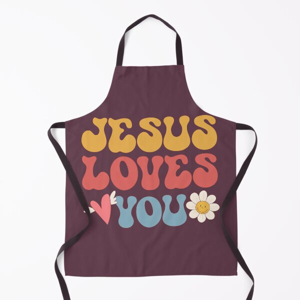 Item preview, Groovy Jesus Loves You Christian 70's Hippie designed and sold by OliviaGbyKyro.