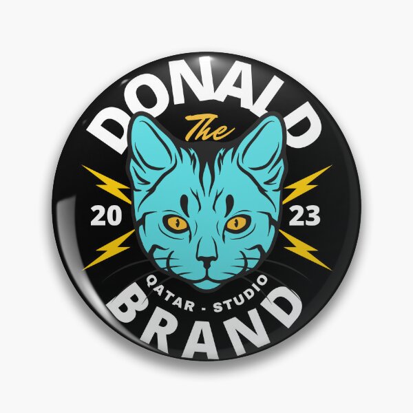 Item preview, DONALD NAME: DONALD QATAR BLUE CAT DESIGN. designed and sold by AlexRelax.