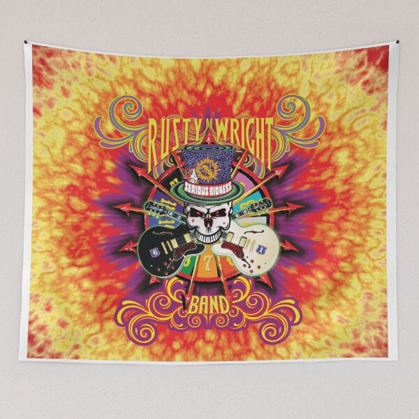Item preview, RWB Skull and Guitars designed and sold by Rusty Wright.