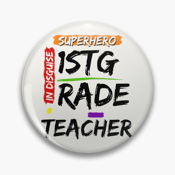 Item preview, Superhero First Grade Teacher Appreciation designed and sold by superteachers.