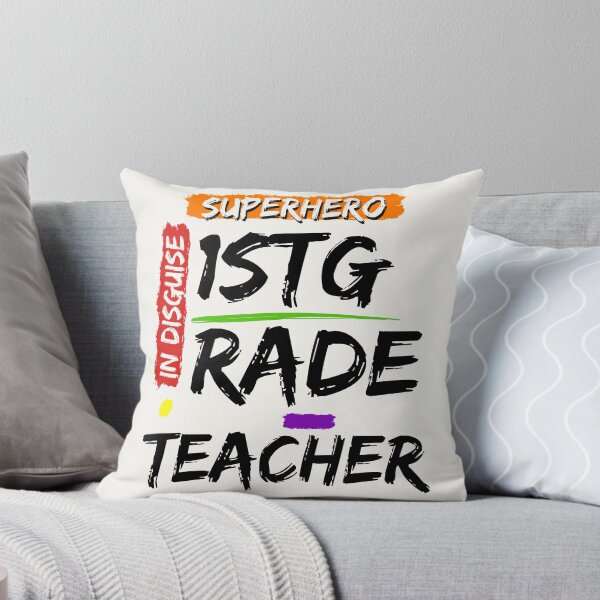 Item preview, Superhero First Grade Teacher Appreciation designed and sold by superteachers.