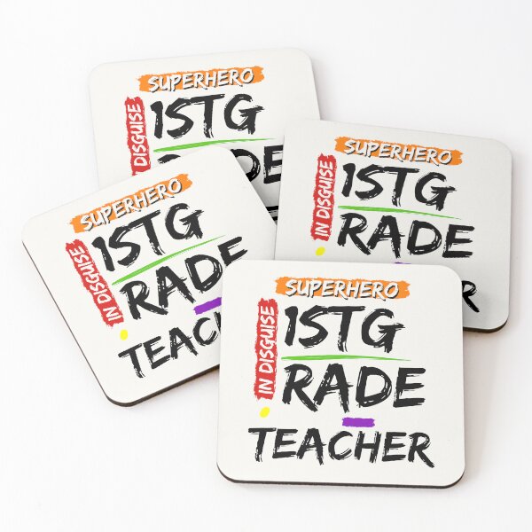 Item preview, Superhero First Grade Teacher Appreciation designed and sold by superteachers.