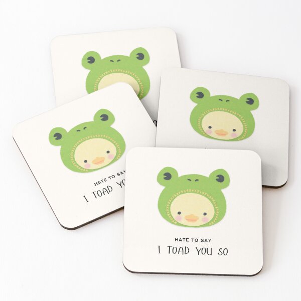 Item preview, hate to say I toad you so frog designed and sold by littleaxii.