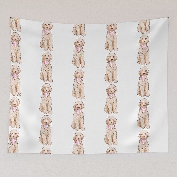 Item preview, Cute Golden Doodle drawing  designed and sold by Mayarart.