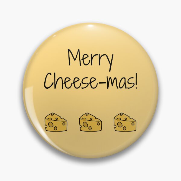 Item preview, Merry Cheese-mas Funny Food Pun designed and sold by CheesyPetDesign.