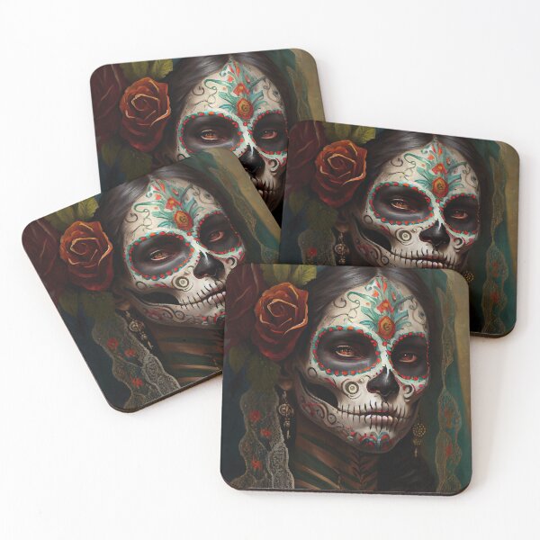 Item preview, Day of the dead V3 -Women Oil paint designed and sold by ABArtByAlexST.