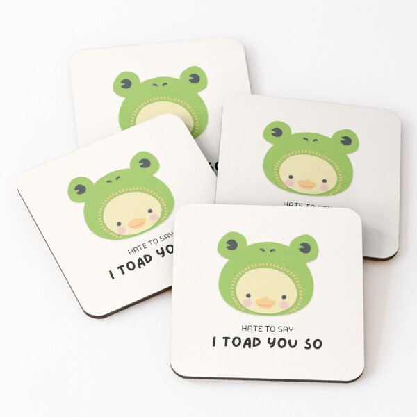 Item preview, hate to say I toad you so frog designed and sold by littleaxii.