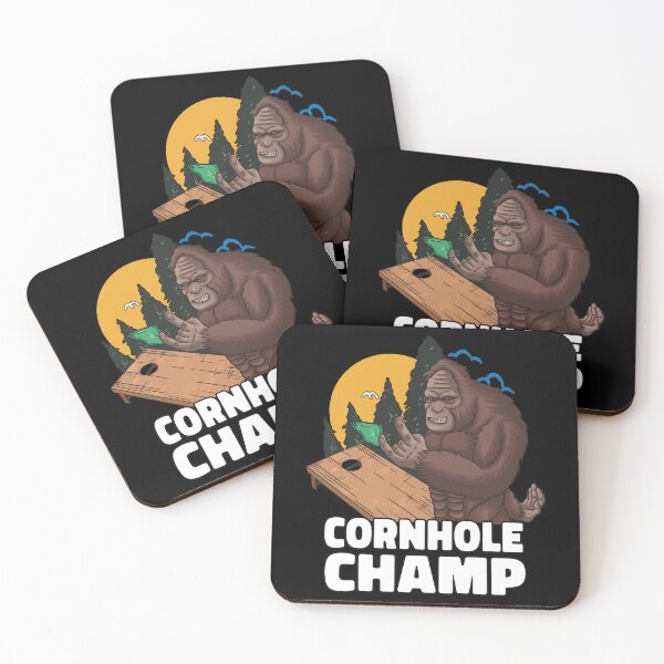 Item preview, Funny Bigfoot Playing Cornhole designed and sold by MrEddie10.