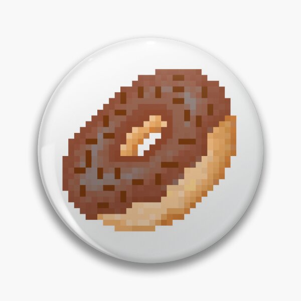 Item preview, Retro Chocolate Pixel Sprinkle Donut designed and sold by 8BitTrip.