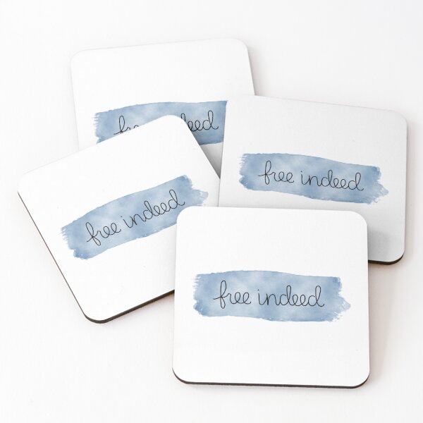 Item preview, FOREVER FREE! (blue) designed and sold by Madison Daly Art.