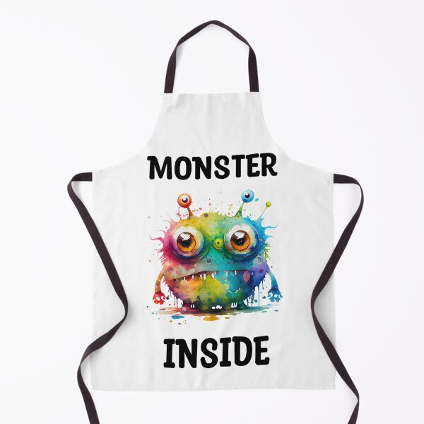 Item preview, Monster Inside Cute Watercolor Bright Rainbow Colors Monster designed and sold by CGSGraphics.