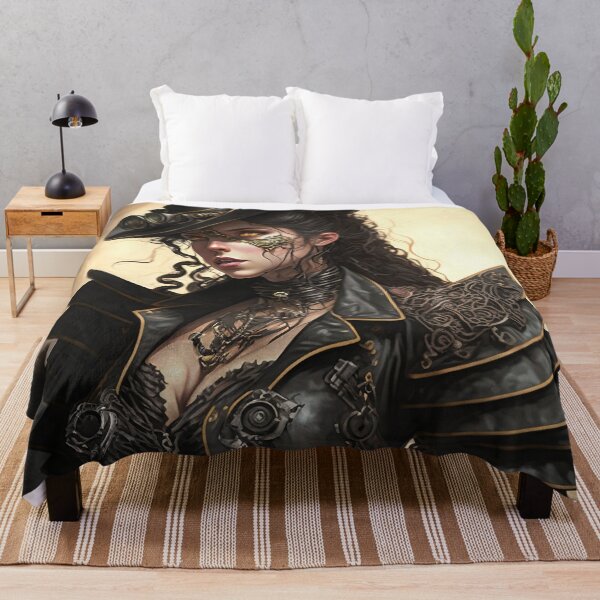 Item preview, Steampunk Woman in Black designed and sold by GummywormDesign.