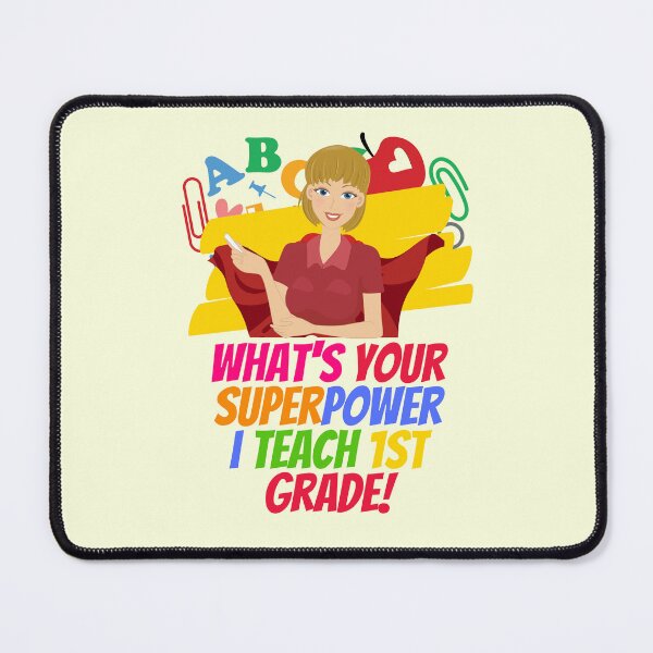 Item preview, Superpower First Grade Teacher  designed and sold by superteachers.