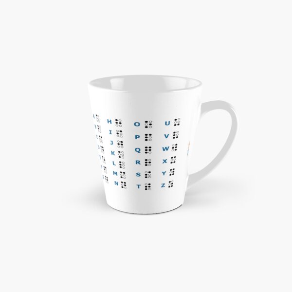 Morse & Braille Alphabet Study Mug Tall Mug
