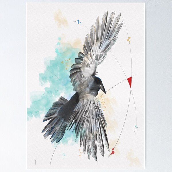 Item preview, Kosciusko Crow  designed and sold by Marina Fox.
