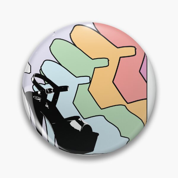 Item preview, Retro Groove Pleaser Heel - Sticker Design designed and sold by Soratern.