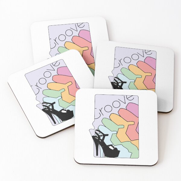 Item preview, Retro Groove Pleaser Heel - Sticker Design designed and sold by Soratern.