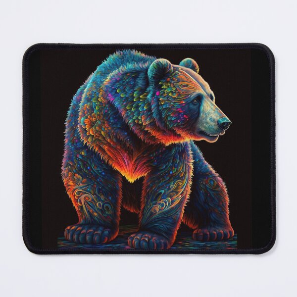 Item preview, Beautiful psychedelic bear designed and sold by Victorsju.