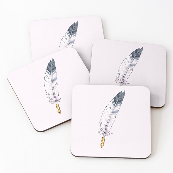 Item preview, Pastel Quill - Feather pen designed and sold by Ellen Wilberg.